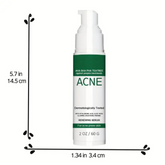 Tea Tree Acne Gel with AHA, BHA, PHA - Oil-Free Exfoliating Serum for Smooth, Soft Skin - Moisturizing Formula with Alpha Hydroxy Acids, Salicylic Acid, and Aloe Vera - main product photo