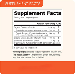 Curcumin Turmeric 2250mg 95% Curcuminoids & BioPerine Black - view 3