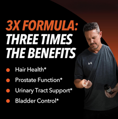 Saw Palmetto Supplement - Potent 3X Formula with Stinging Nettle + Pumpkin Seed Extract - DHT Blocker Urinary Health & Prostate Support Supplement for Mens Health - Saw Palmetto for Men 2 Month Supply