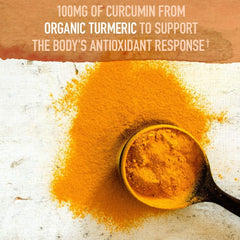 Garden of Life Extra Strength Turmeric Inflammatory Response 60 Tablets-100mg Curcumin (95% Curcuminoids) Black Pepper, Probiotics, Non-GMO Vegan Gluten Free Herbal Supplement