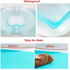 8pcs Refrigerator Liners for Shelves Washable, Fridge Shelf Liners Nonslip, Refrigerator Mats Liner for Glass Shelves, Shinywear Fridge Liners for Freezer Cupboard Cabinet Drawer, 4 Color