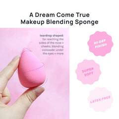 Makeup Sponge Set Latex Free and High-definition Set of 6 makeup Wonder blender For Powder Cream and Liquid, Super Soft Wonder Beauty Cosmetic