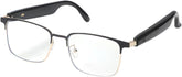 Smart Audio Glasses with Bluetooth, Polarized Photochromic Lenses, Blue Light Protection, Remote Control, Black for Men and Women