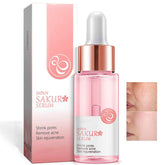 Face Fluid Essence Moisturizing Skin Shining Cherry Blossom Hyaluronic Acid Serum Essence Shrink Pores Tightening Skin Face Solution (17ml)