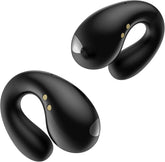 Open Ear Earbuds Wireless Bluetooth 5.3 Earphones, Flexible Clip On Ear buds with 36H Playtime LED Display Bone Conduction Headphones, IPX7 Waterproof Light Weight Fit for Every Ear, Sport, Workout