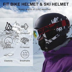 Balaclava Ski Mask for Men Cold Weather Scarf Windproof Thermal Winter Neck Warmer Hood for Cycling Hiking