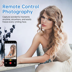 Smart Audio Glasses with Bluetooth, Polarized Photochromic Lenses, Blue Light Protection, Remote Control, Black for Men and Women