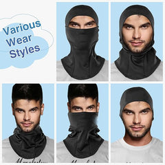 Balaclava Ski Mask for Men Cold Weather Scarf Windproof Thermal Winter Neck Warmer Hood for Cycling Hiking