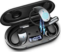 AI Translation Earbuds Real Time, 6 in 1 Instant Language Translator Earbuds 144 Languages & Accents, 8 Offline, Voice/Video Call, Wireless OWS Translating Earbuds for Travel Business Learning