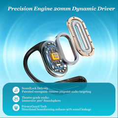 AI Language Translation Earbuds Real-Time, 144 Language Translator Earbuds, 60Hr Battery & Charging Box, APP-Enabled Translator Device for Travel, Business, iOS & Android (Black)