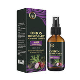 Hair Growth Spray, Organic Onion Oil with Rosemary Scent, Enriched with Black Seed Oil, Controls Hair Loss, Promotes Growth, for Women and Men