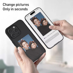 NFC Function Phone Case 3.7 Inches Screen Display Mob For IPhone 13 14 15 Wireless Transmission four-color Screen Projection