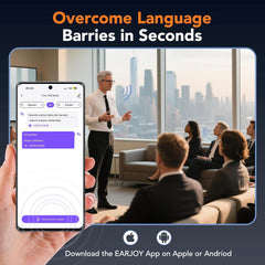 AI Translation Earbuds Real Time, OWS Real-Time Translator Earbuds for 134 Languages LCD Touch Screen, Two Way Translation Headphones for Travel, Business, Learning, Compatible with iOS & Android