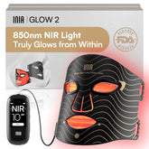 Red Light Therapy Mask for Face – 4 Light Modes with 850nm NIR, Red & Blue LED Light Therapy, 2600mAh Rechargeable LED Face Mask for Anti-Aging, Skin Firming & Radiant Glow at Home