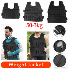 Adjustable Weighted Vest for Running & Training — 7lb-110lb (3–50 kg)