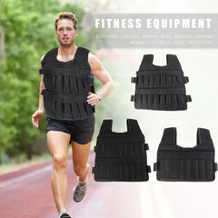 Adjustable Weighted Vest for Running & Training — 7lb-110lb (3–50 kg)