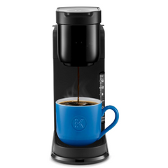 K-Express Single Serve K-Cup Pod Coffee Maker, 3 Brew Sizes, Strong Button Feature, 42oz Removable Reservoir, Black