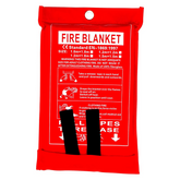 Fiberglass Fire Blanket for Emergency Surival, Flame Retardant Protection and Heat Insulation with Various Sizes