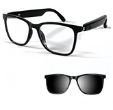 2-in-1 Smart Glasses for Women, Bluetooth Glasses for Women/Men with Speaker, Unisex Sunglasses, Blue Light Blocking & Polarized Lenses, Hands-Free Calls, UV400 Protection for Driving/Outdoor