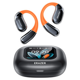 AI Translation Earbuds Real Time, OWS Real-Time Translator Earbuds for 134 Languages LCD Touch Screen, Two Way Translation Headphones for Travel, Business, Learning, Compatible with iOS & Android