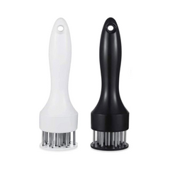 Meat Tenderizer Tool with Ultra Sharp Stainless Steel Needle Blades 2 Pack Meat Tenderizer Tool Profession Kitchen Gadgets Jacquard for Tenderizing and Cooking BBQ, Marinade, Steak, Beef, and Poultry