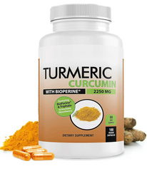 Turmeric Curcumin with Triphala - 2250mg/d - Veggie Caps - 95% Curcuminoids with Black Pepper Extract (Bioperine) - 750mg Capsules - 100% Organic - Most Powerful Turmeric Supplement (180 Count)