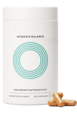 Women's Balance Hair Growth Supplements, Ages 45 and Up, Clinically Proven for Visibly Thicker Hair and Scalp Coverage, Dermatologist Recommended - 1 Month Supply