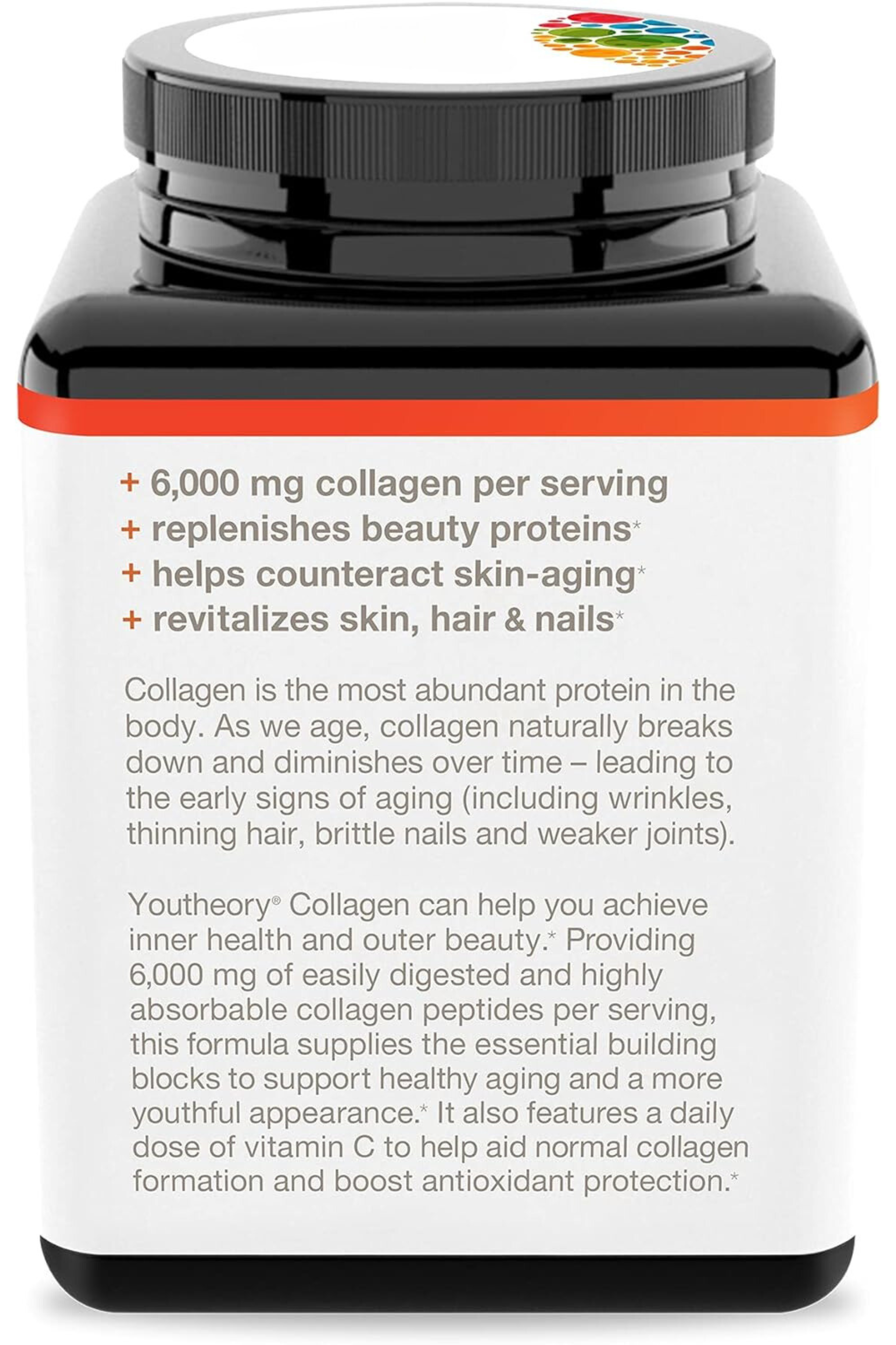 Collagen - 6,000 mg Collagen - with Vitamin C - for Hair, Skin & Nails* - Collagen Supplements for Women and Men - 290 Tablets