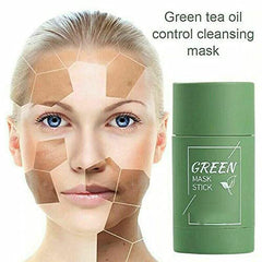 Green Tea Mask Clay Stick For Face | Poreless Deep Cleanse Acne Blackhead Remover Works All Skins But Sensitive Purifying Cleansing Blackheads, 1.4 Ounce (Pack of 1)