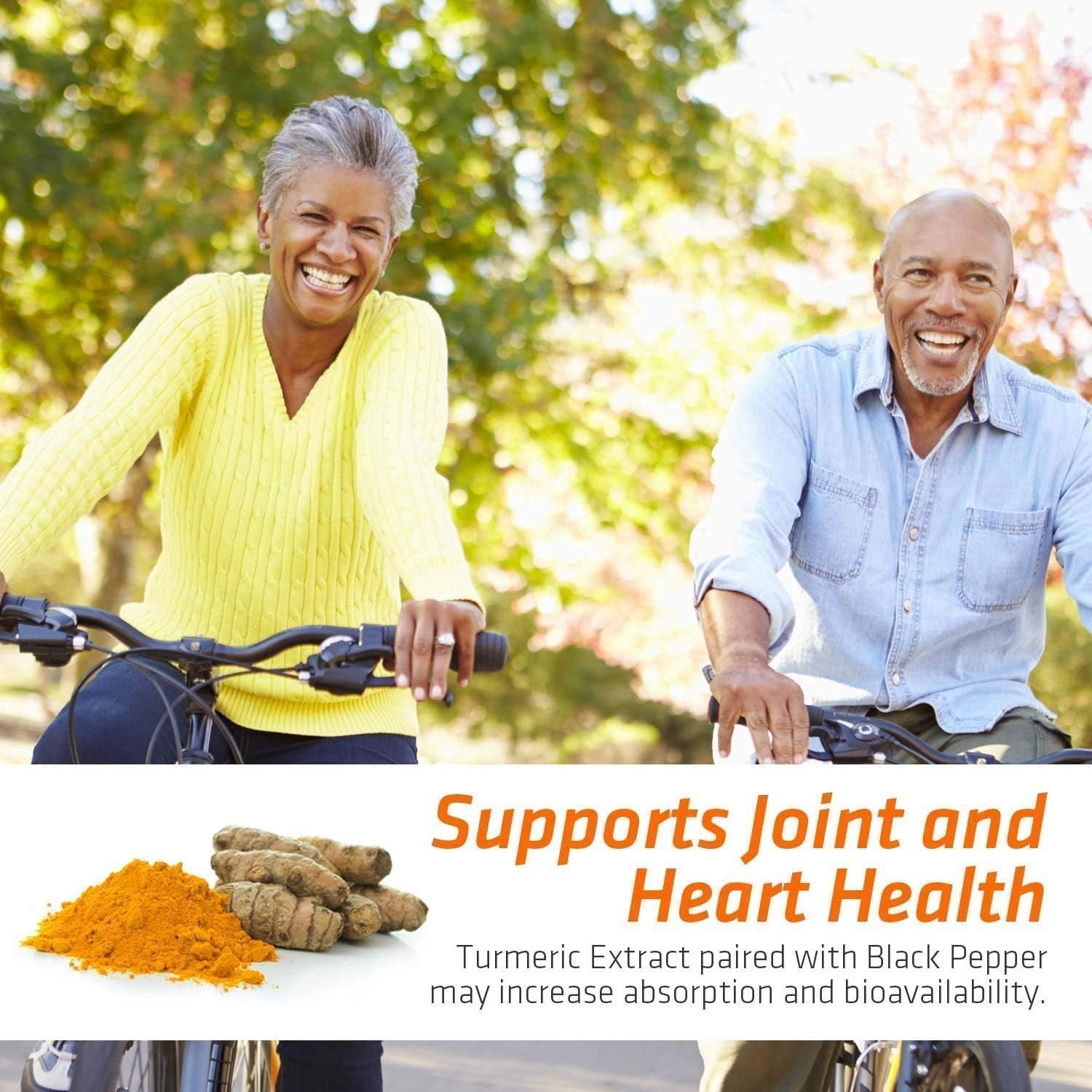 Turmeric Curcumin with BioPerine & Ginger 95% Curcuminoids 1950mg - Black Pepper Extract for Max Absorption, Joint Support Supplement, Herbal Turmeric Pills, Vegan Non-GMO - 240 Capsules