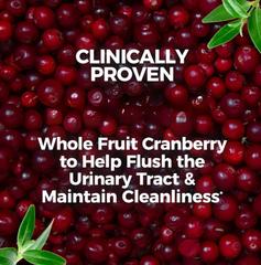 Cranberry Supplement, Made with Concentrated Whole Fruit Cranberry Powder to Help Cleanse and Protect the Urinary Tract*, Sugar Free Cranberry Pills, Non-GMO, 100 Softgels