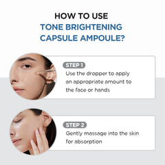 Tone Brightening Capsule Ampoule 3.38 fl.oz(100ml) | Calming Moisturizing Brightening | Sensitive Skin