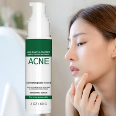 Tea Tree Acne Gel with AHA, BHA, PHA - Oil-Free Exfoliating Serum for Smooth, Soft Skin - Moisturizing Formula with Alpha Hydroxy Acids, Salicylic Acid, and Aloe Vera - alternate view 4