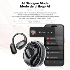 MS190 AI Translation Earbuds Real Time, 3-in-1 Translator Earbuds，135 Language Translating Headphones with APP, Translation Device Audifonos Traductores Inglés Espanol Fit iOS and Android