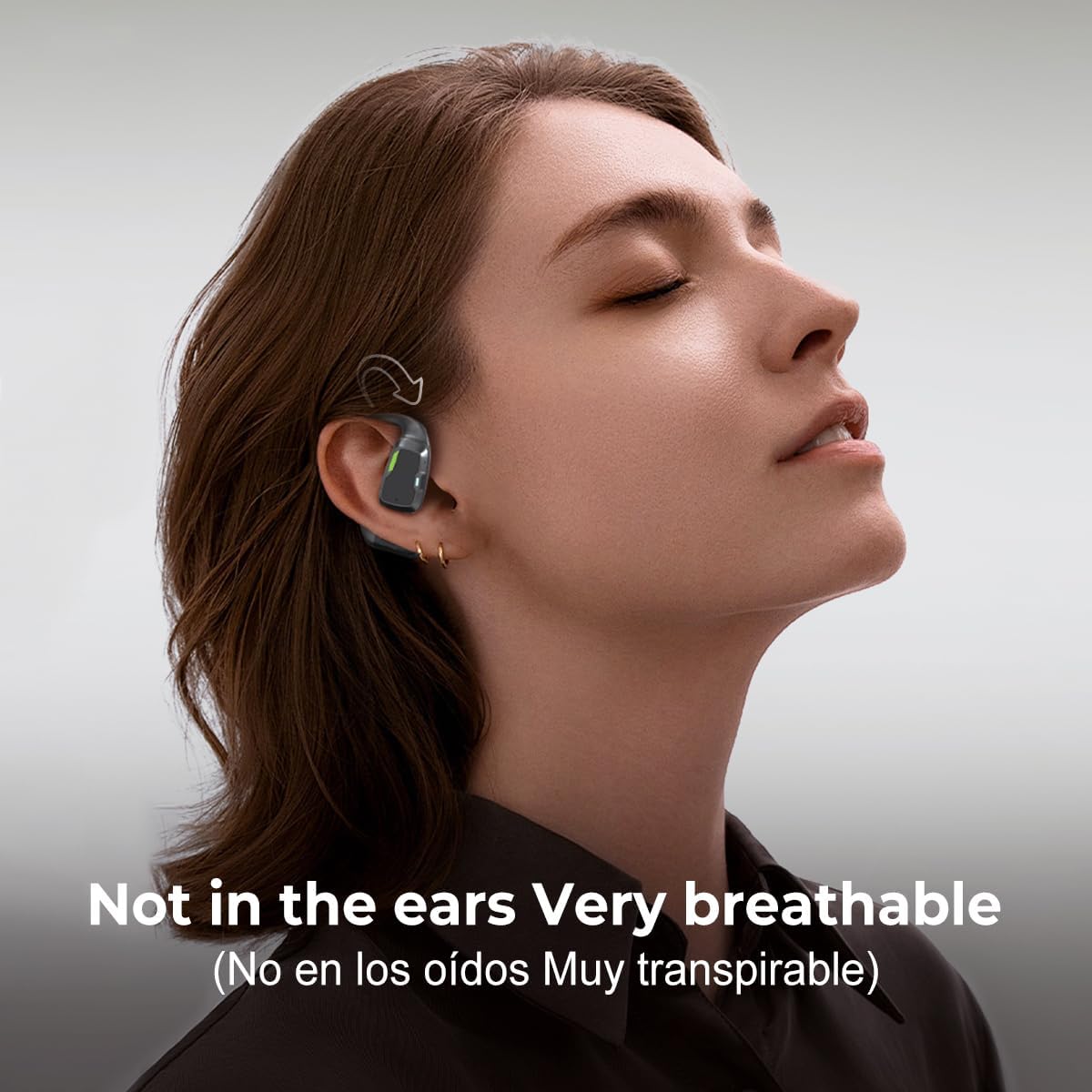 ERAZER XP6 Translation Earbuds Real Time AI Language Translator Earbuds Over The Ear Earbuds Touch Screen for 135 Languages Two-Way Translation Device fit iOS & Android for Travel Business Learning