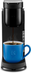 K-Express Single Serve K-Cup Pod Coffee Maker, 3 Brew Sizes, Strong Button Feature, 42oz Removable Reservoir, Black