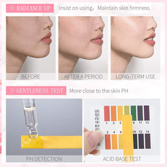 Face Fluid Essence Moisturizing Skin Shining Cherry Blossom Hyaluronic Acid Serum Essence Shrink Pores Tightening Skin Face Solution (17ml)