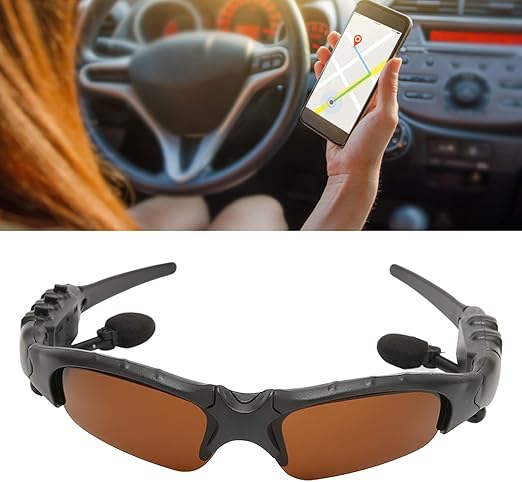 Wireless Bluetooth Sports Audio Glasses, Polarized Glasses for Smart Driving with Open Ear, Sight, Calling Hands (Full Set of, Complete Set of Lenses, Lightweight