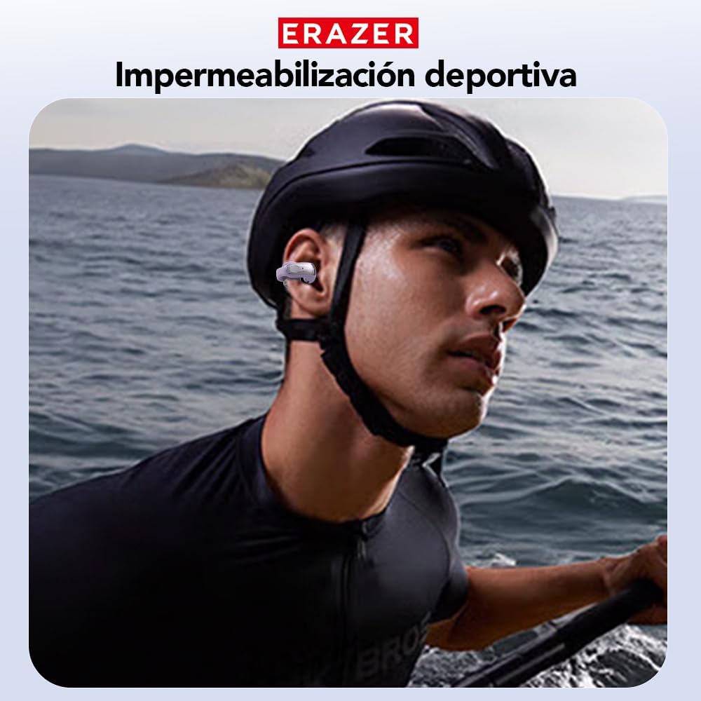 XF28 AI Translation Earbuds Real Time Translator Earbuds LCD Touch Screen Open Ear Clip Wireless Bluetooth Translating Headphones Included for 135 Languages Translation Device with APP