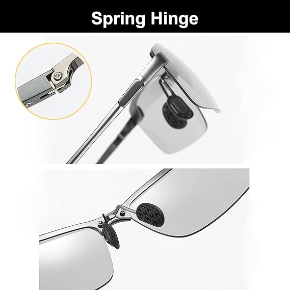 Polarized Photochromic Driving z87 Sunglasses For Men Women Day and Night safety glasses
