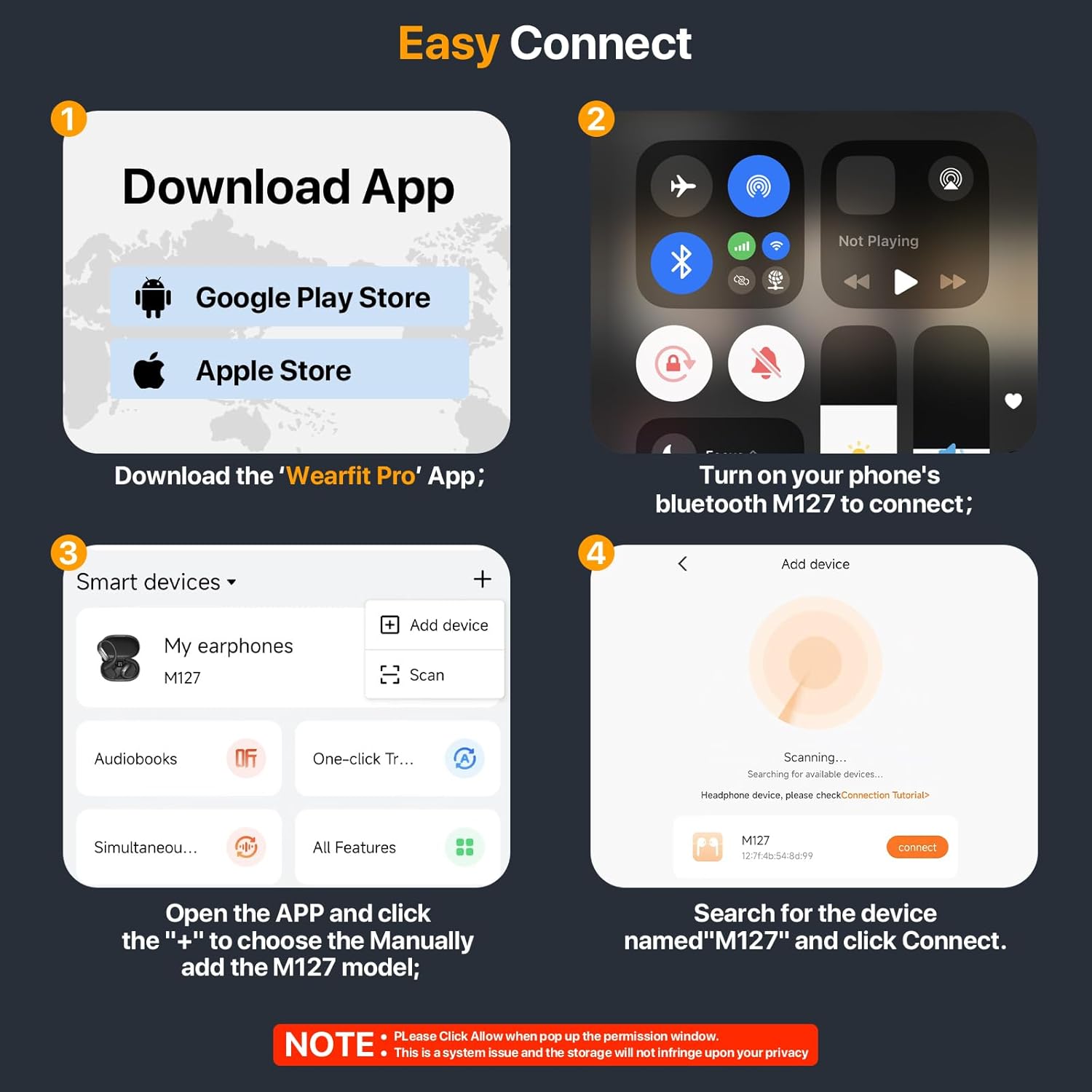 AI Translation Earbuds Real Time,144 Languages & Accents Translator Earbuds,4 in 1 AI BluetoothTranslating Headphone Support Playing Music Phone Calls for Travel Business Learning