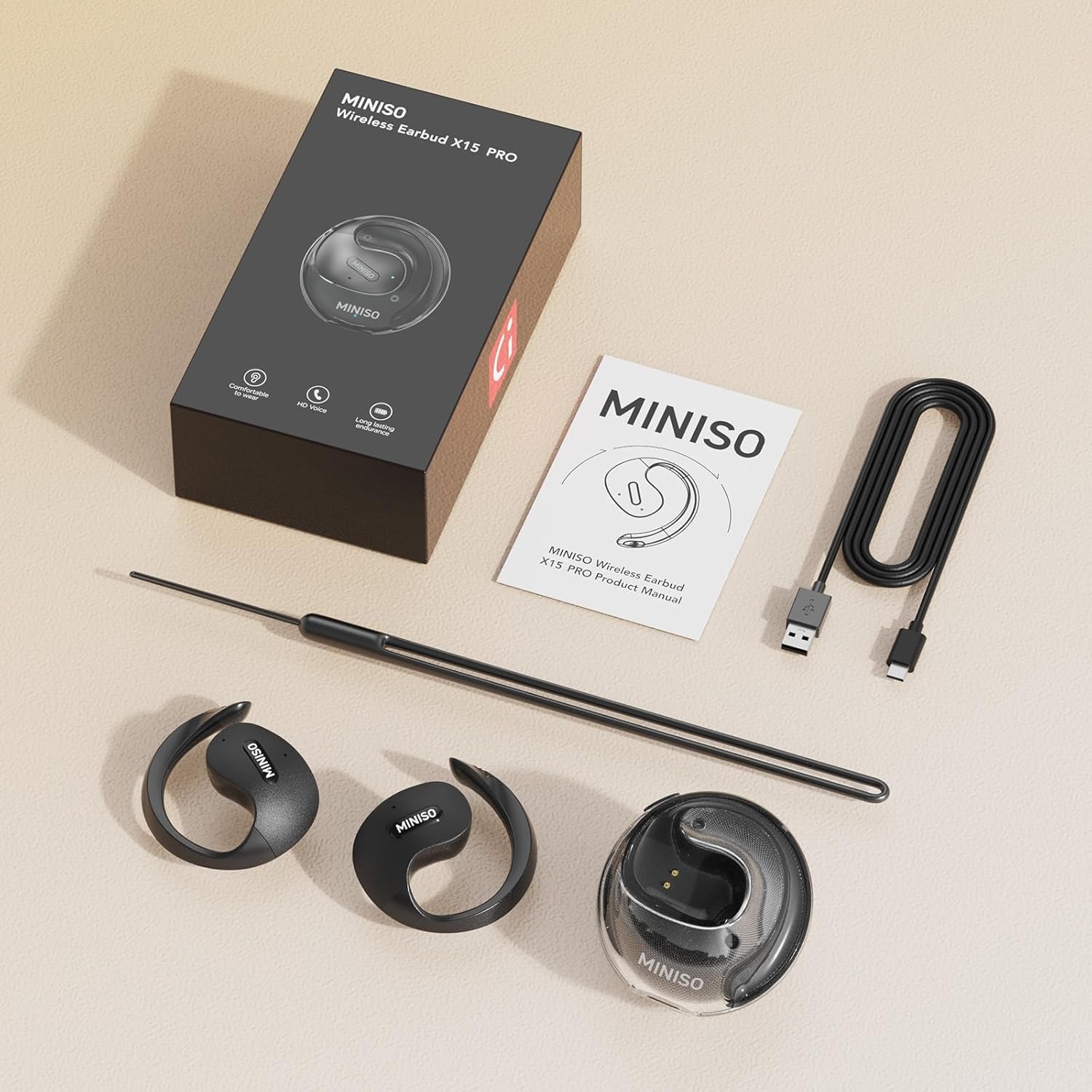 AI Translator Earbuds, X15 PRO AI Language Translator Headphones Bluetooth Earbuds for Listening to Music & Calling Support 135 Languages (Black Blue)