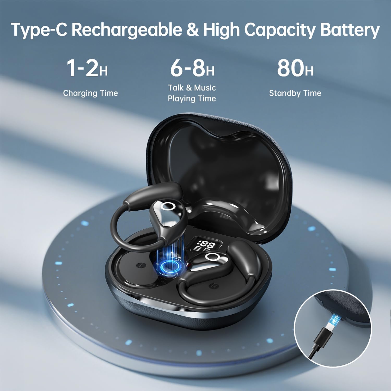 AI Translation Earbuds Real Time 144 Languages Translating Headphone 3-in-1 Translator Earbuds Wireless Bluetooth Translation Headphone for Travel, Business, Learning, iOS & Android Compatible