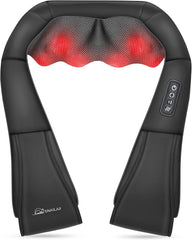 Neck Massager with Heat, Massager for Neck, Back, Shoulder, Foot and Leg, Deep Tissue 3D Kneading Massager for Relax Muscles at Home and Offie, Comfort Gifts for Women and Men