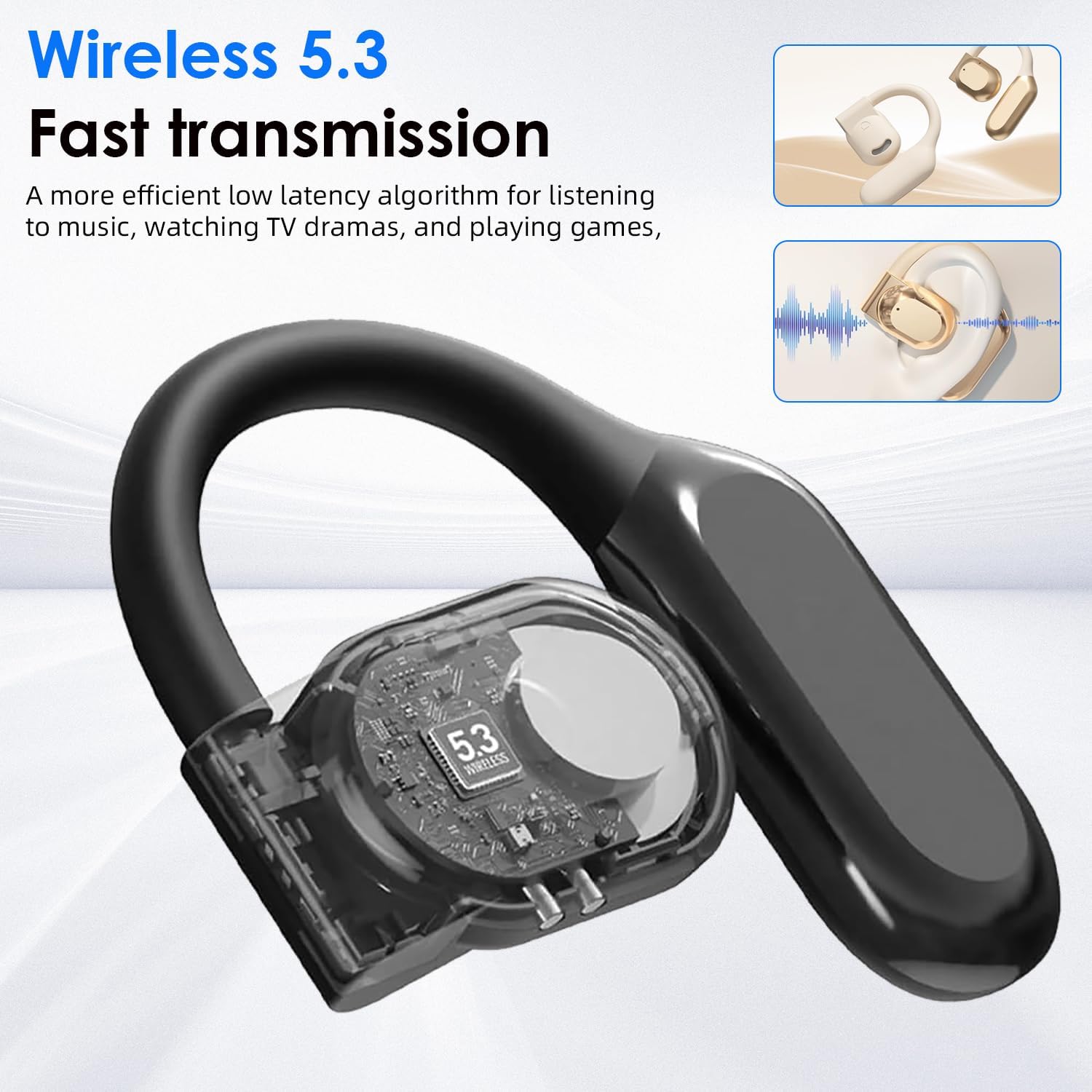 Language Translator Earbuds, 3-in-1 Translation Earbuds, AI Translation Earbuds Real Time for Android iOS, 144 Languages AI Earbuds Translators Headphones for Travel Business Learning (Khaki)
