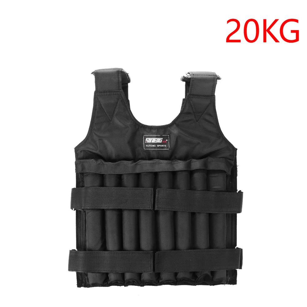 Adjustable Weighted Vest for Running & Training — 7lb-110lb (3–50 kg)